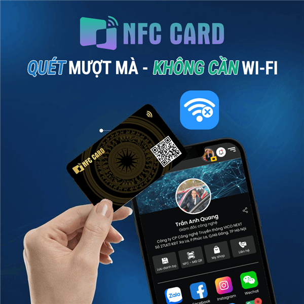 Không có wifi cũng quét được? NFC Card vẫn hoạt động mượt mà