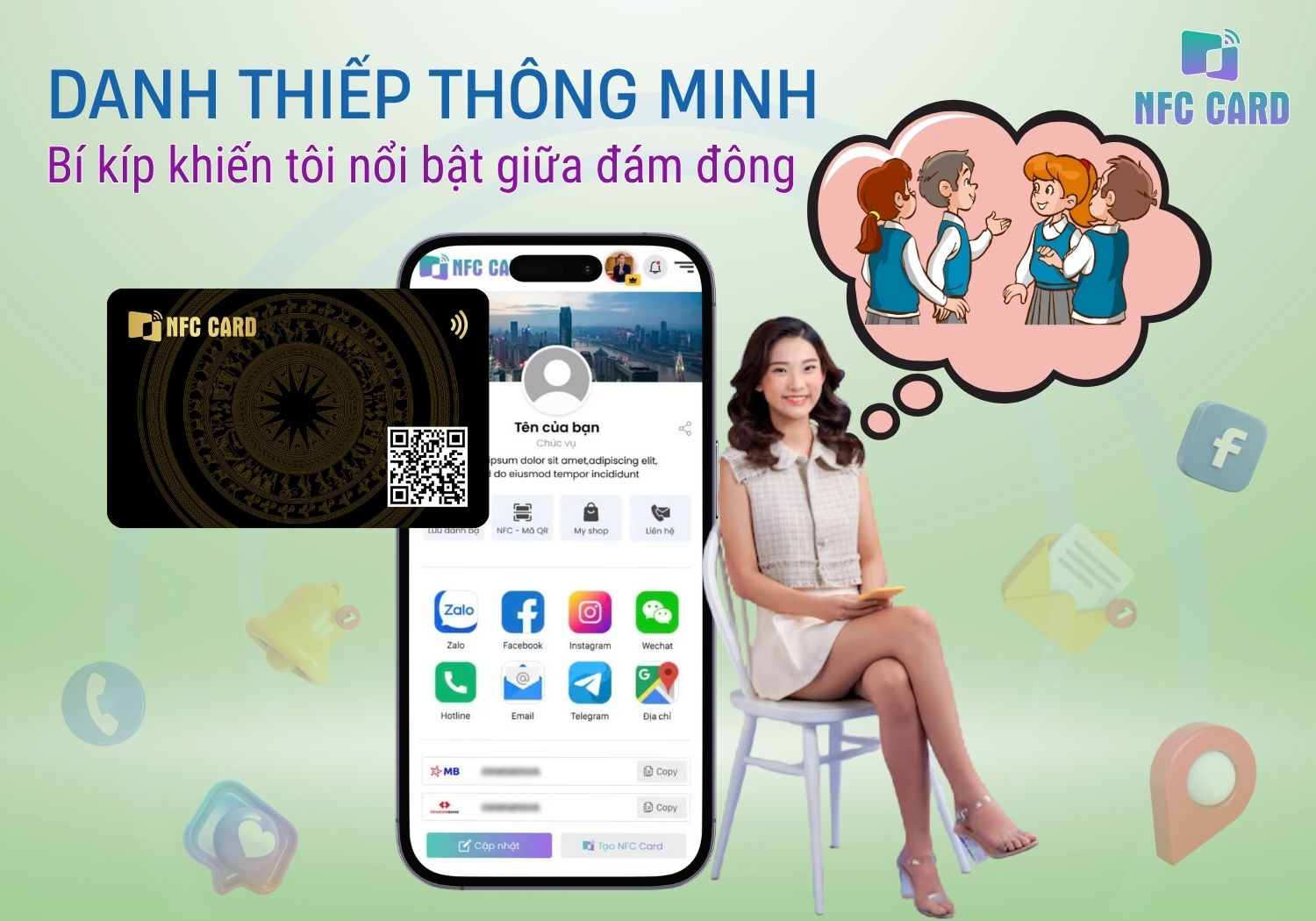 Vì sao NFC Card đang được gen Z, doanh nhân trẻ và nhà sáng tạo ưa chuộng?