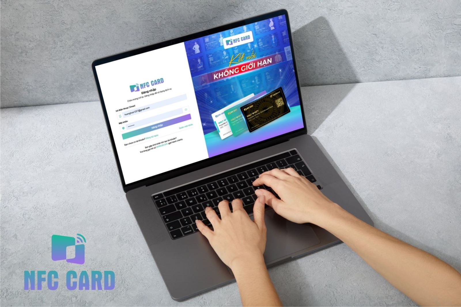 5 bước đơn giản để tạo danh thiếp điện tử NFC chuyên nghiệp tại Nfccard.vn