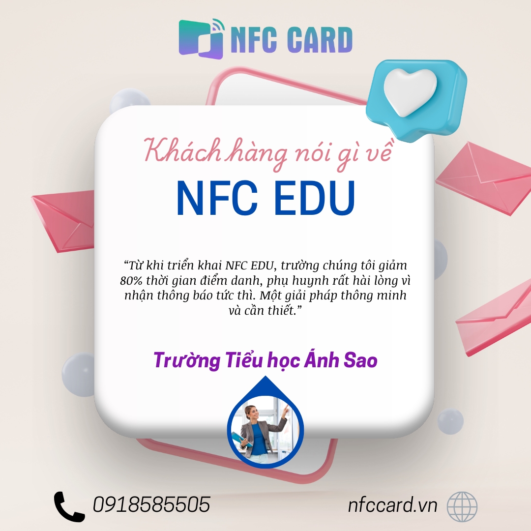 Giáo dục thông minh không còn giấy tờ rườm rà với NFC
