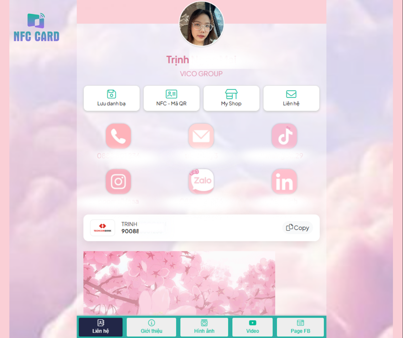 NFC Card có những thông tin gì