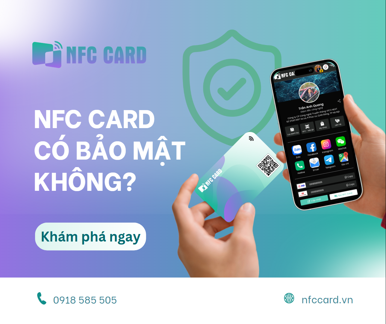 Bạn là ai trong thế giới số? Hãy để NFC Card trả lời thay bạn!