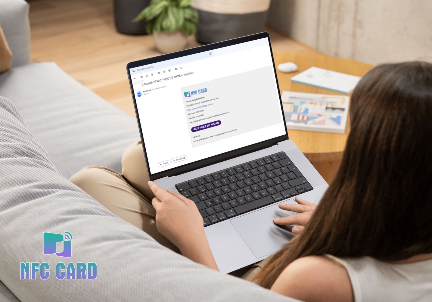 5 bước đơn giản để tạo danh thiếp điện tử NFC chuyên nghiệp tại Nfccard.vn
