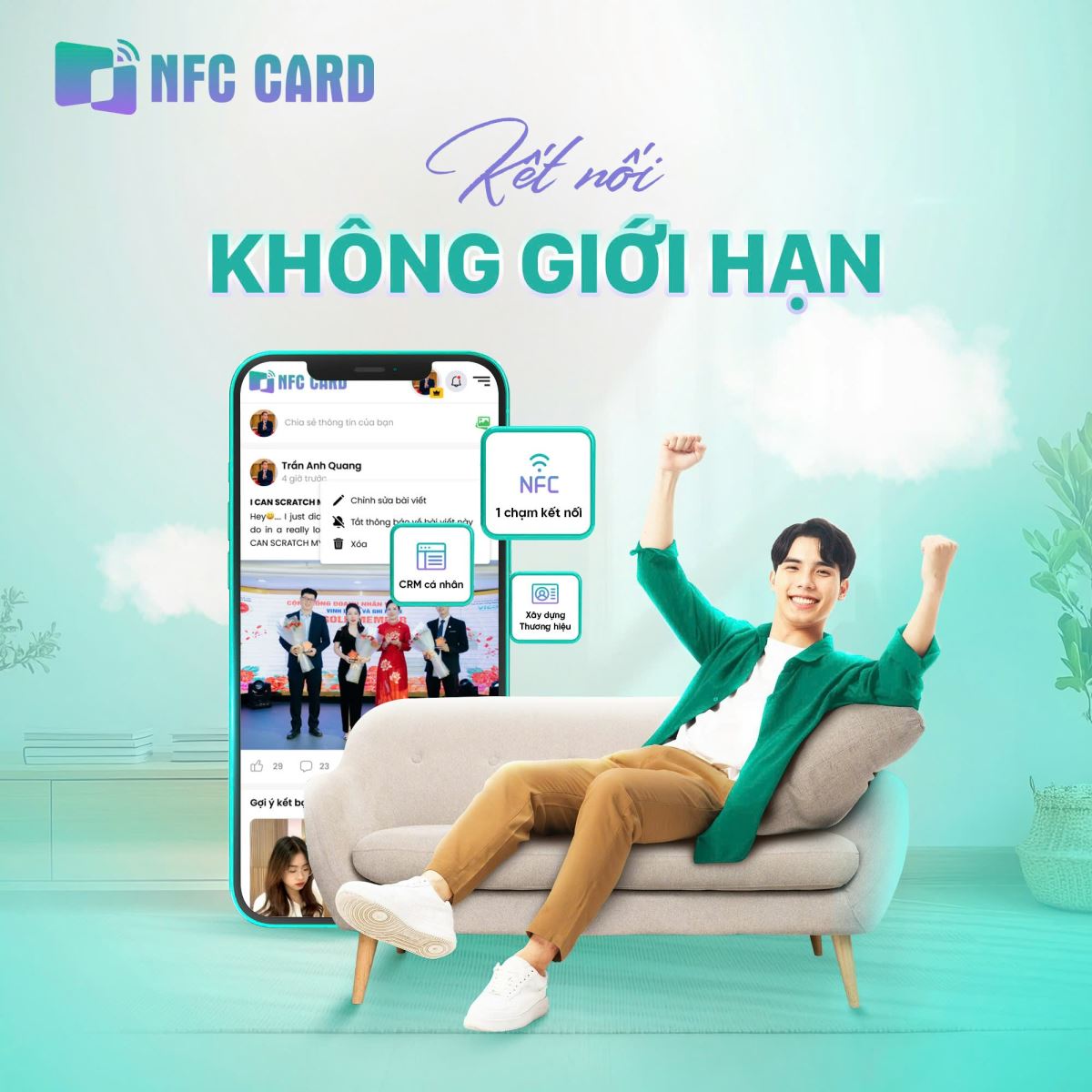 Tính năng nổi bật của mạng xã hội NFC Social